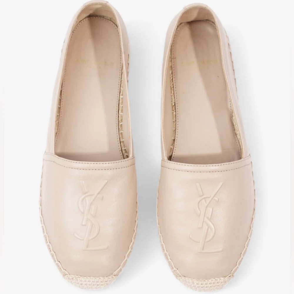 Saint Laurent Leather Espadrilles